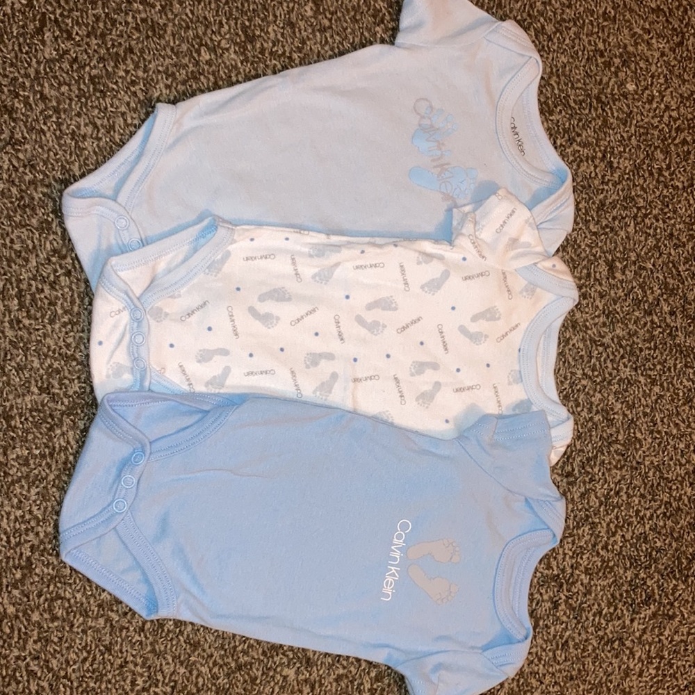 5/$20 Calvin klein onesies